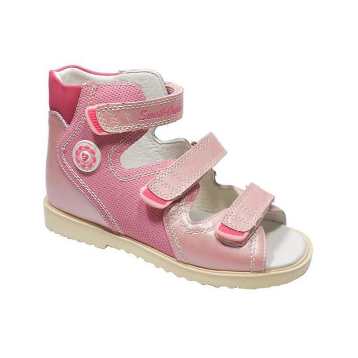 Сандали ортопедические Сурсил-Орто для девочек 13-114 св.розовые