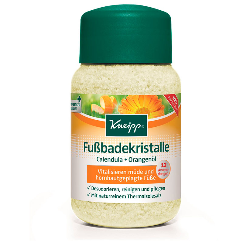Kneipp Солевые ванны для ног с маслом апельсина и календулы Здоровые ноги 500гр