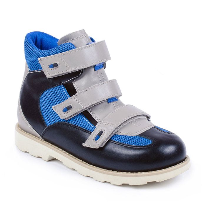 Сандали антивальгусные Ринтек для мальчиков 72566 т.синий/серые