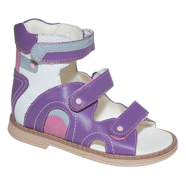Сандали ортопедические Твики для девочек TW-172 фиолетовый/белый