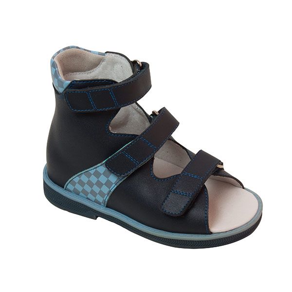 Сандали ортопедические Ортобум для мальчиков 71497-1 темно-синий