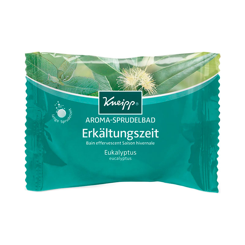 Kneipp Соль для ванн шипучая таблетка При холодной погоде 80г