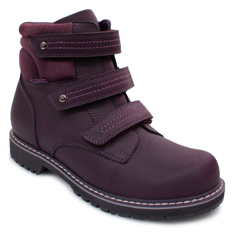 Ботинки ортопедические Сурсил-Орто утепленные для девочек 23-260 фиолетовый.