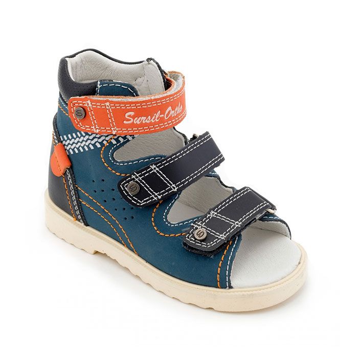 Сандали ортопедические Сурсил-Орто для мальчиков 13-102 синий/черный
