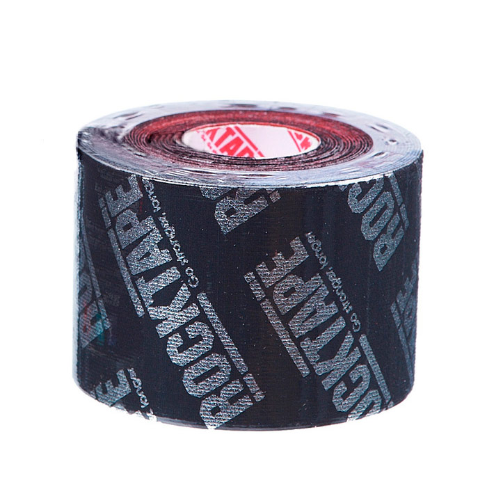Кинезио тейп Rocktape 5см х 5м серебряный/логотип