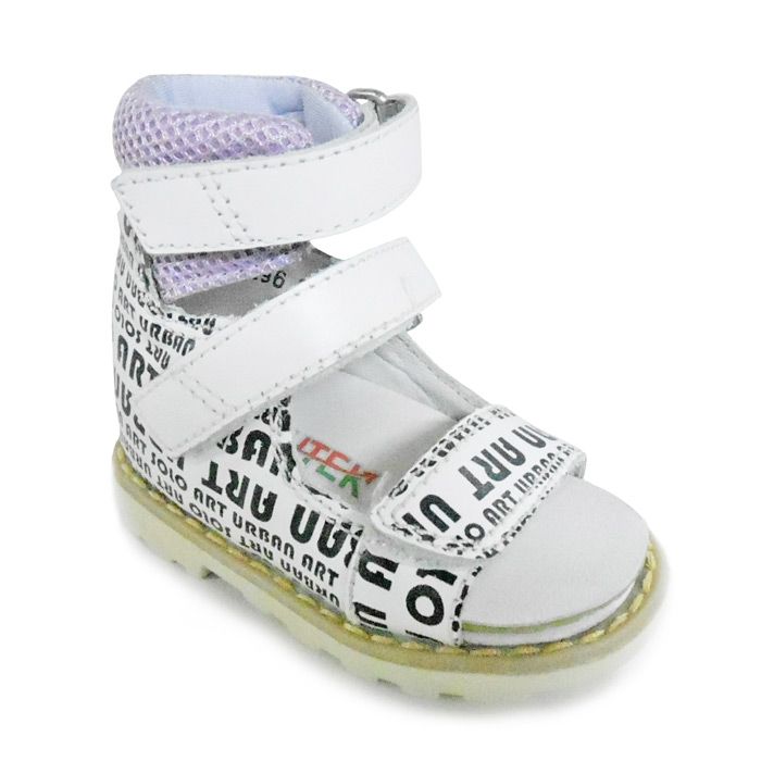 Сандали антивальгусные Ринтек для девочек 71296 белый/сиреневые
