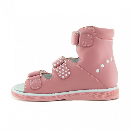 Сандали ортопедические Ортобум для девочек 71057-11 малиновые. Изображение 2 из 4