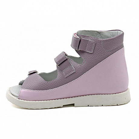 Сандали ортопедические Ортомода для девочек 2205-ХМ-018 сиреневые. Изображение 2 из 3