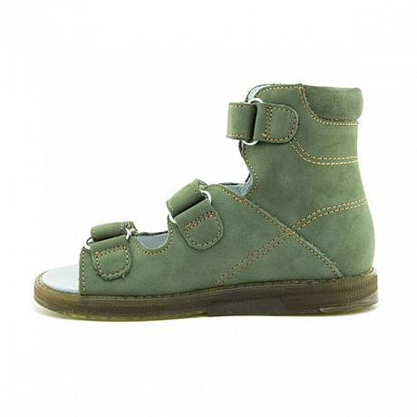 Сандали ортопедические Ортобум для мальчиков 71057-09 хаки. Изображение 2 из 4