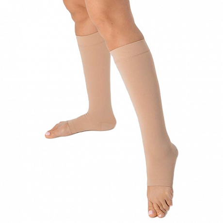 Гольфы компрессионные Evolution 1 класс компрессии ТК.910 с открытым носком стандартные. Изображение 2 из 2